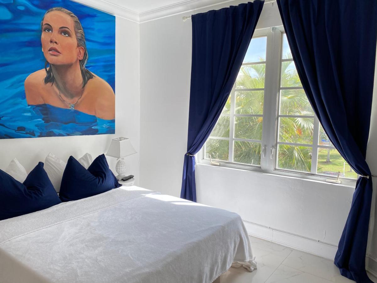 Beach -ocean- sky view charming studio Miami Beach Exteriör bild