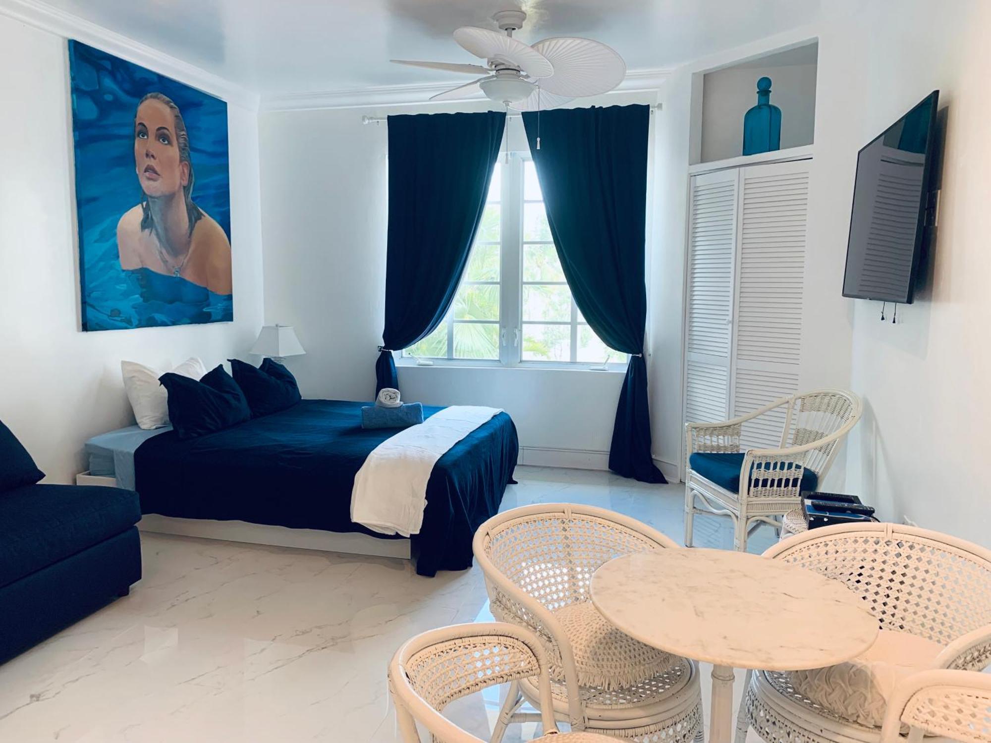 Beach -ocean- sky view charming studio Miami Beach Exteriör bild