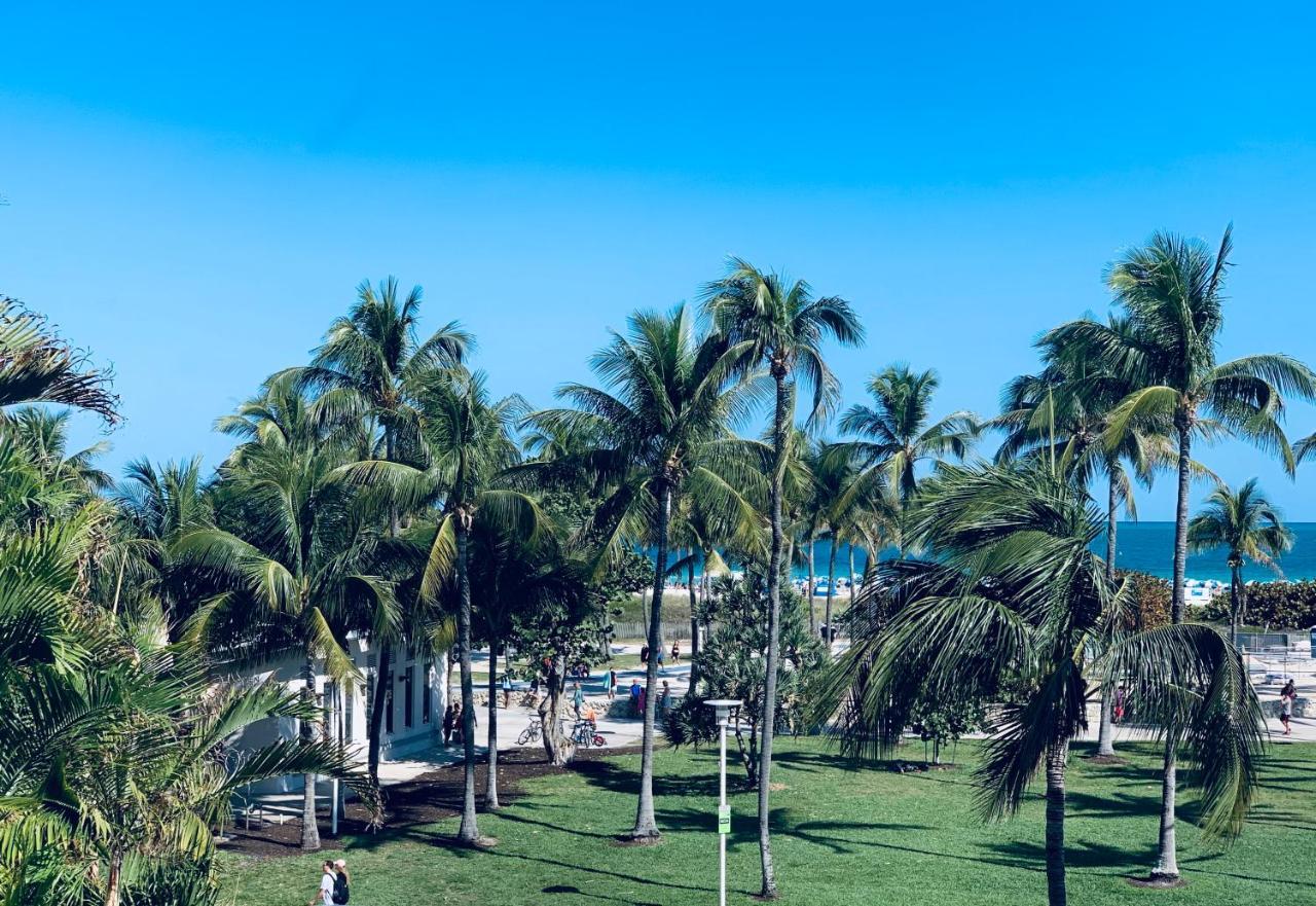 Beach -ocean- sky view charming studio Miami Beach Exteriör bild